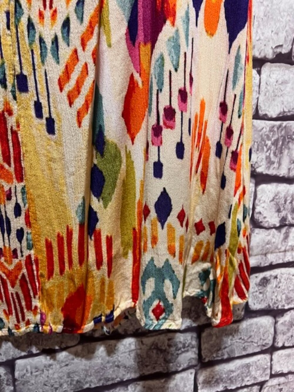 Coldwater Creek Multicolored Pull On Skirt Size L - Picture 8 of 9